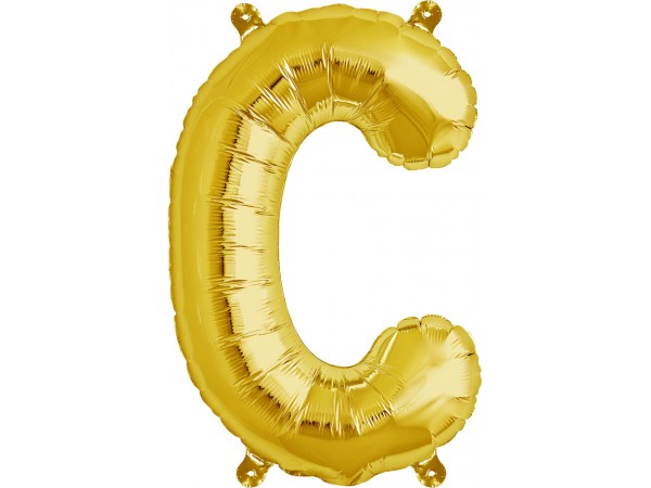 Balão Letra C Dourado 16