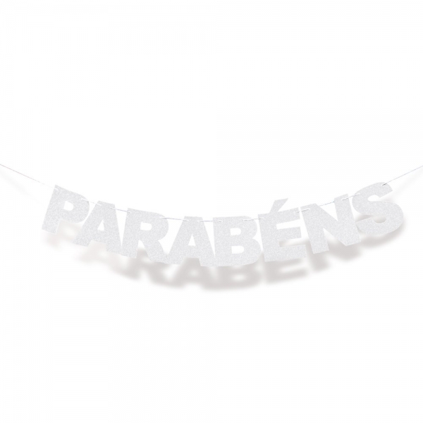 Faixa Parabéns EVA Branco Faixa Parabéns EVA Branco