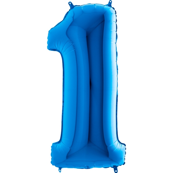 Balão Número 1 Azul