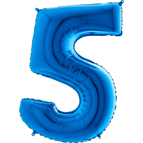 Balão Número 5 Azul