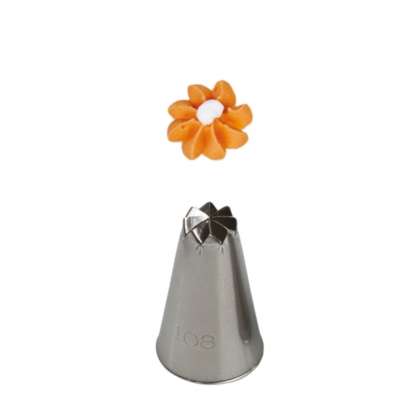 Bico de Pasteleiro Flor Nº108