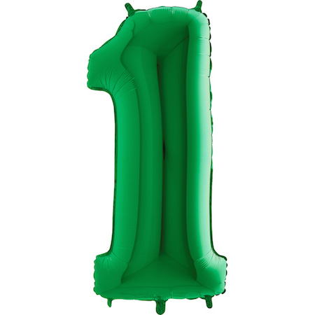 Balão Número 1 Verde