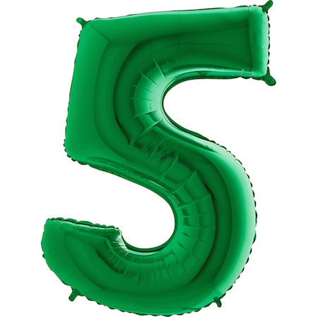 Balão Número 5 Verde