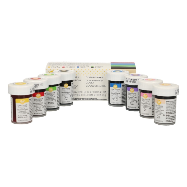 Kit 8 Corantes em Gel 