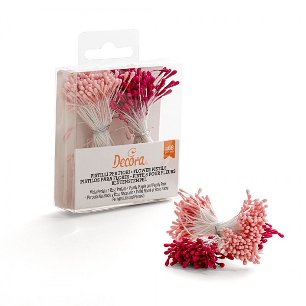 288 Pistilos Violeta e Rosa Pérola 288 Pistilos Violeta e Rosa Pérola