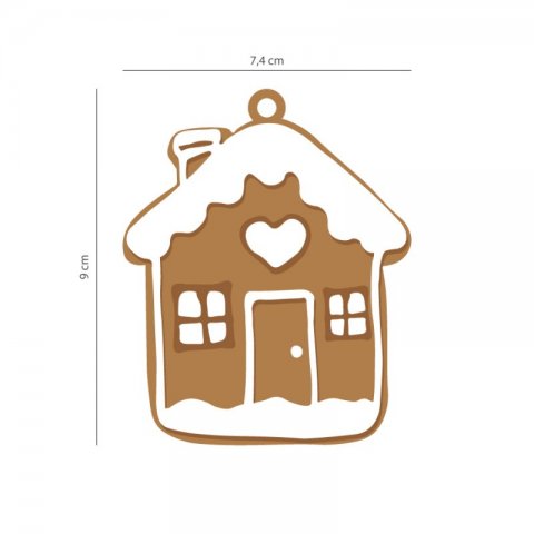 Ornamento de Natal Casinha