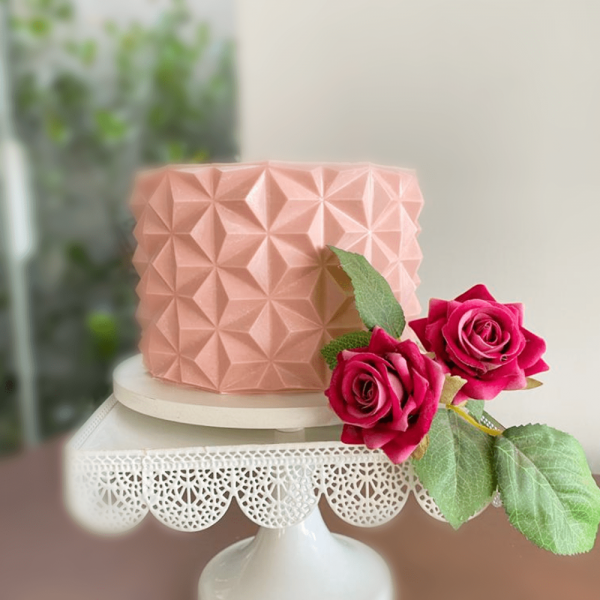 Placa Origami Cake - Piramidal