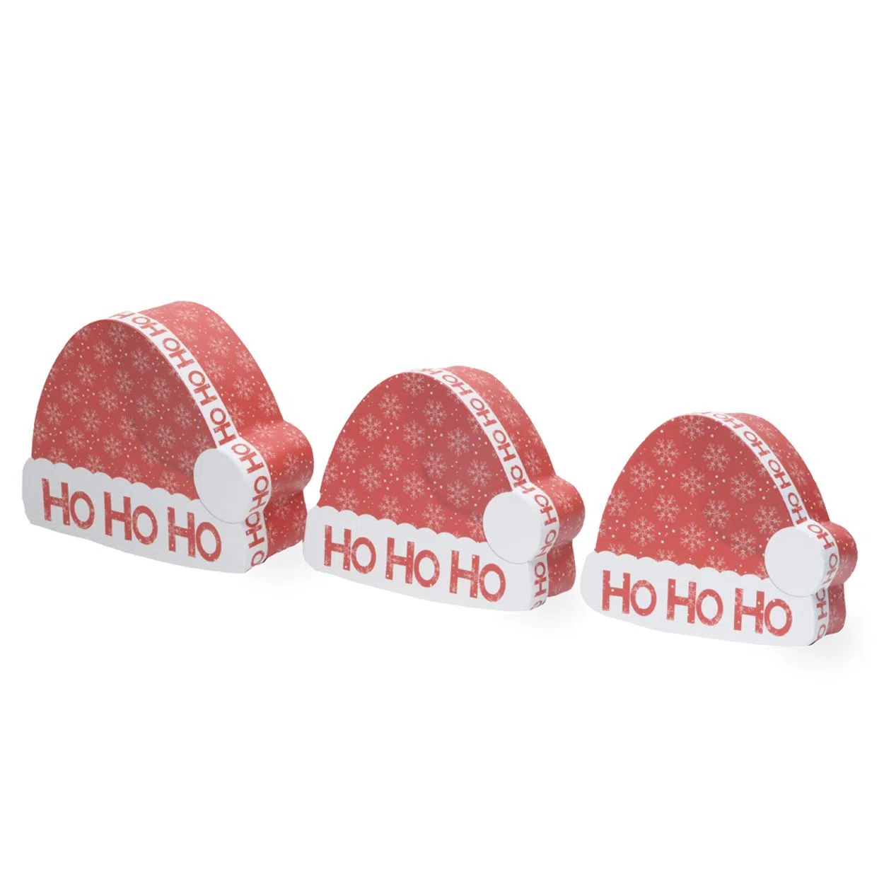 3 Caixas Barrete Pai Natal
