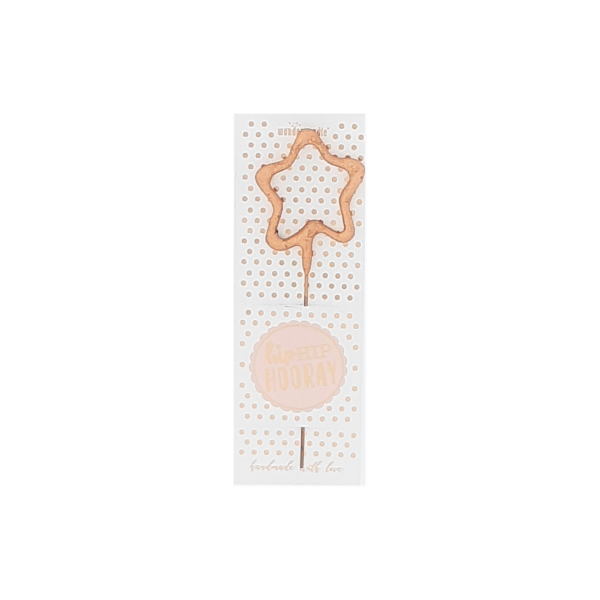 Mini Sparkler Rose Gold Estrela