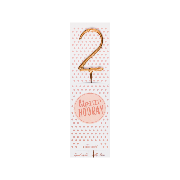 Mini Sparkler Rose Gold Número 2