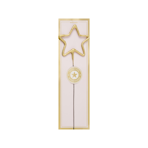 Mini Sparkler Dourado Estrela