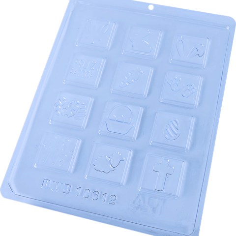 Forma Simples - Tabletinho Quadrado Páscoa