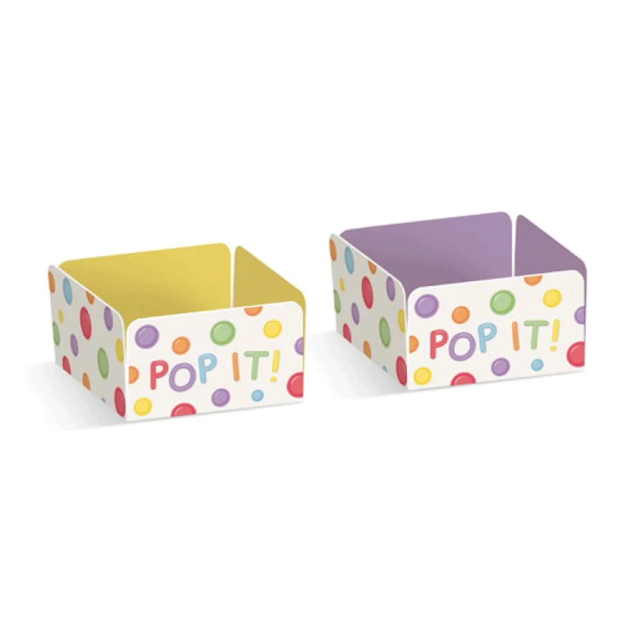 Forminhas para Docinhos Pop It / Fidget Toys Amarelo e Lilás