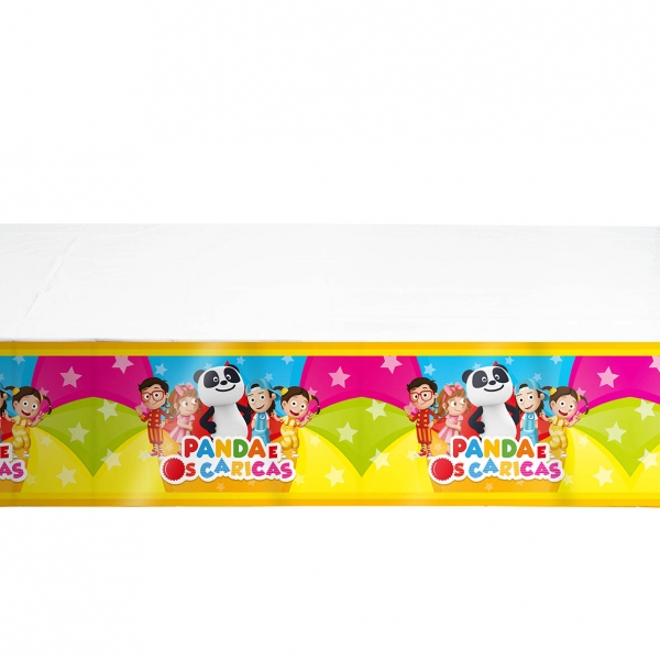 Toalha de Mesa Panda e os Caricas