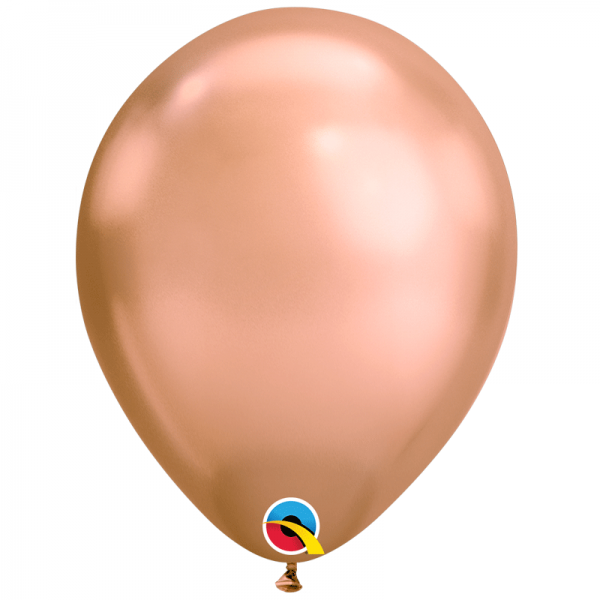 Unidade Balão Qualatex Chrome Rose Gold