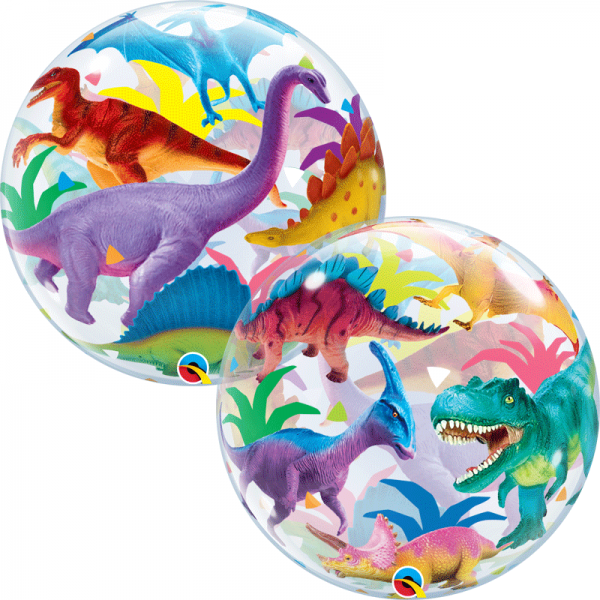 Balão Bubble Dinossauros