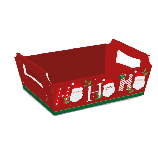 Cesta de Cartão Ho Ho Ho