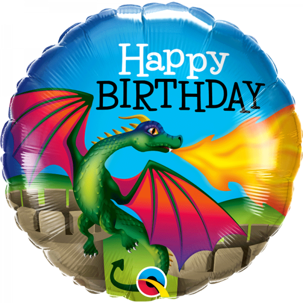 Balão Dragão Happy Birthday