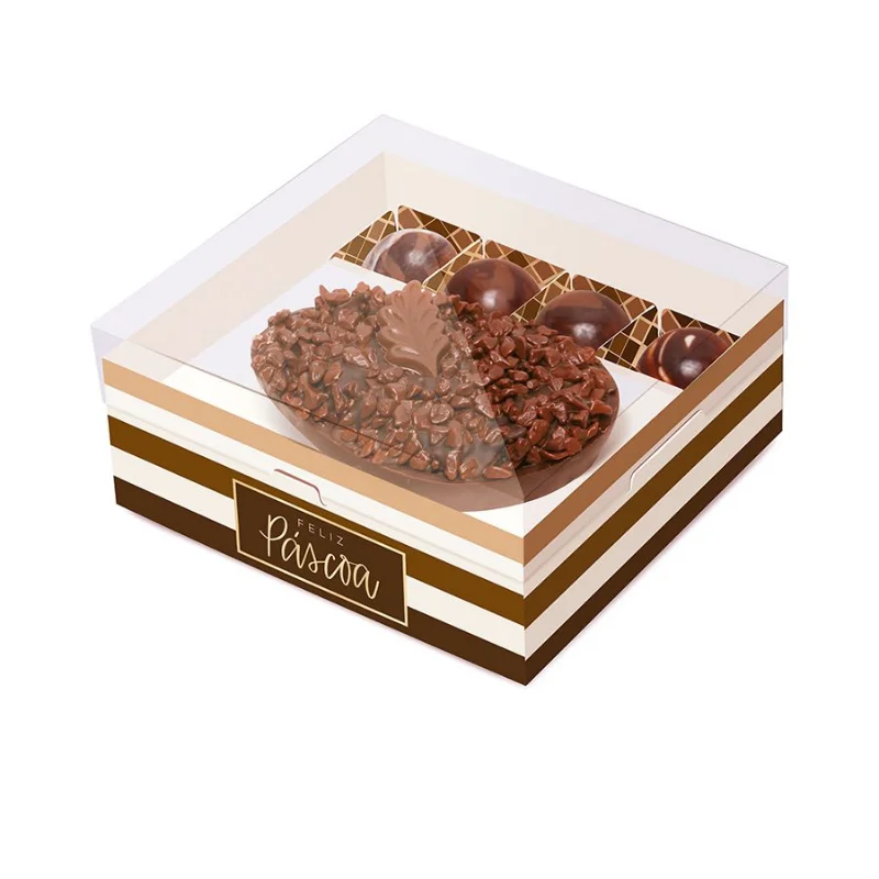 6 Caixas para Ovo de Colher com Docinhos 250g 6 Caixas para Ovo de Colher com Docinhos 250g