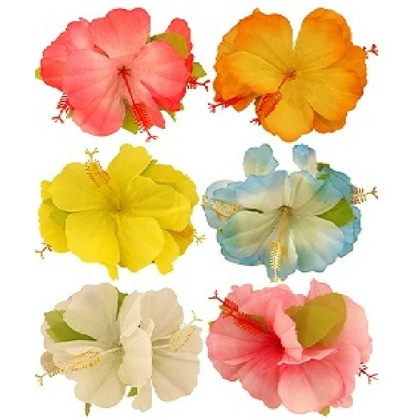 Clip Flor para Cabelo HIbiscus Clip Flor para Cabelo HIbiscus