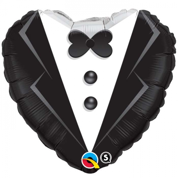 Balão Coração Tuxedo