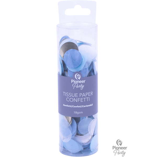 Confetti Azul e Dourado