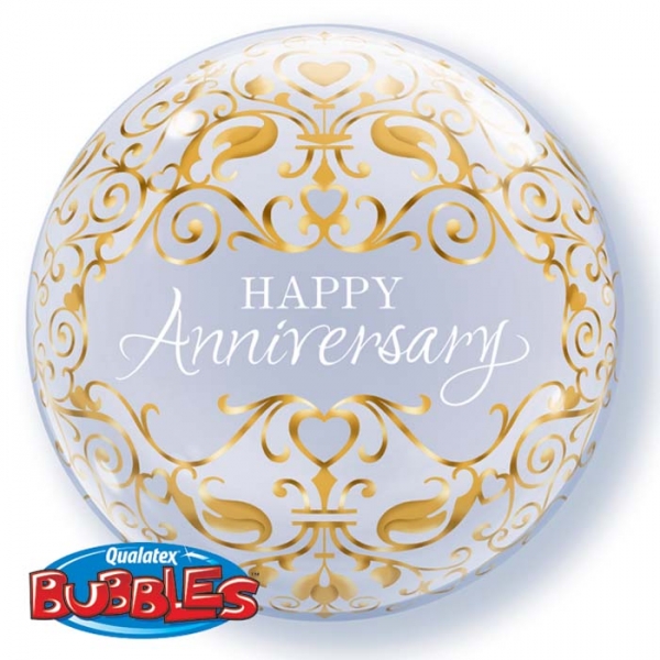 Balão Bubble Happy Anniversary
