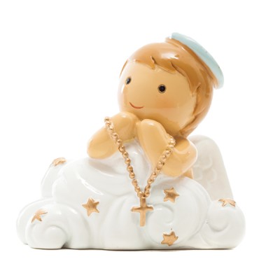 Figura - Anjo da Guarda com Nuvens Menino