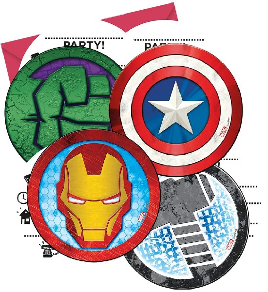 Convites Avengers