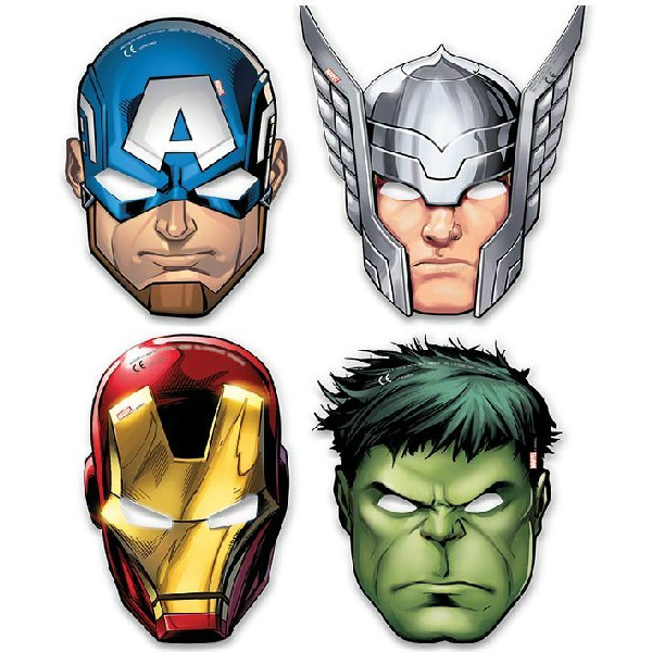 Máscaras Avengers