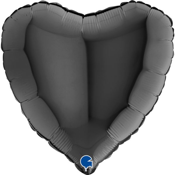 Balão Coração Preto