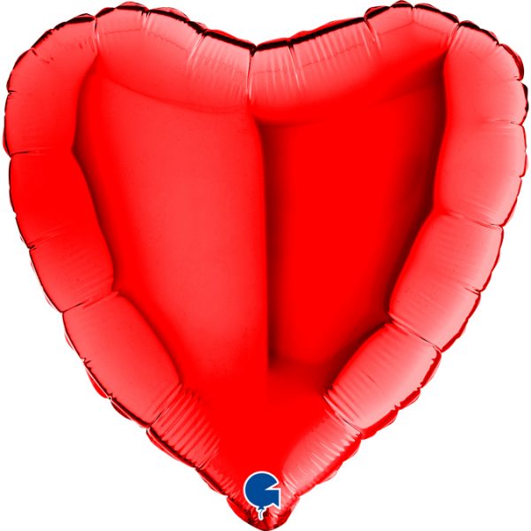 Balão Coração Vermelho