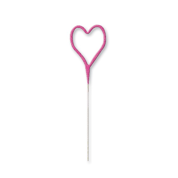 Sparkler Coração Rosa