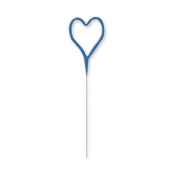 Sparkler Azul Coração