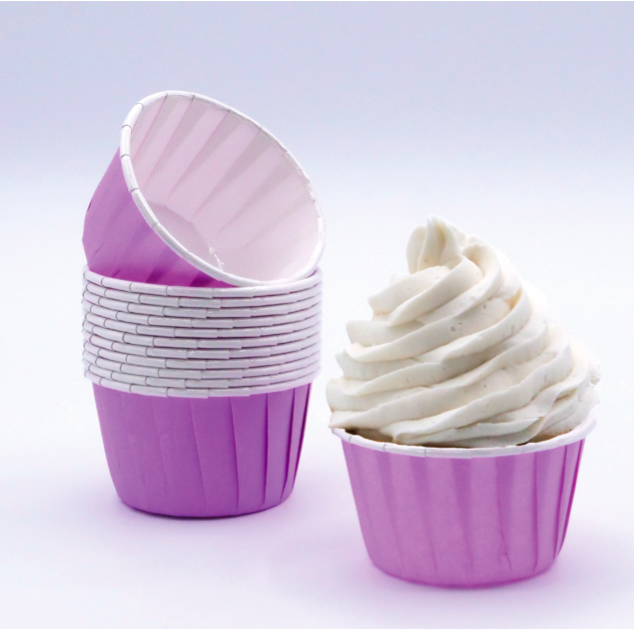 24 Cápsulas para Cupcake Lilás