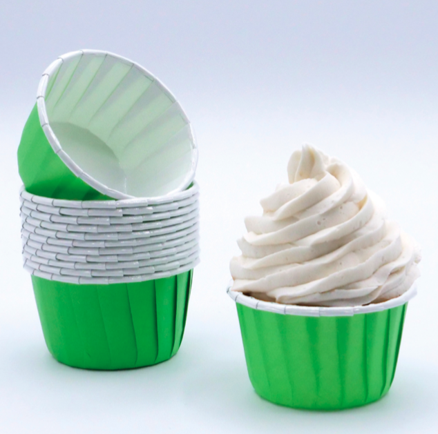 24 Cápsulas para Cupcake Verde