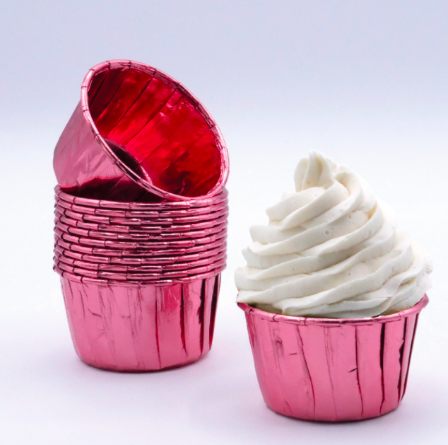 24 Cápsulas para Cupcake Rose Gold