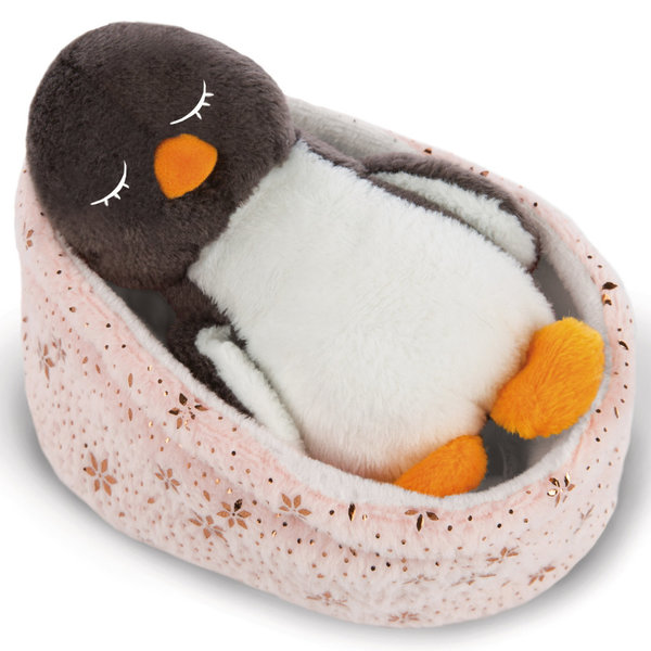 NICI Winter Friends - Peluche Pinguim Noshy com Cama 12cm