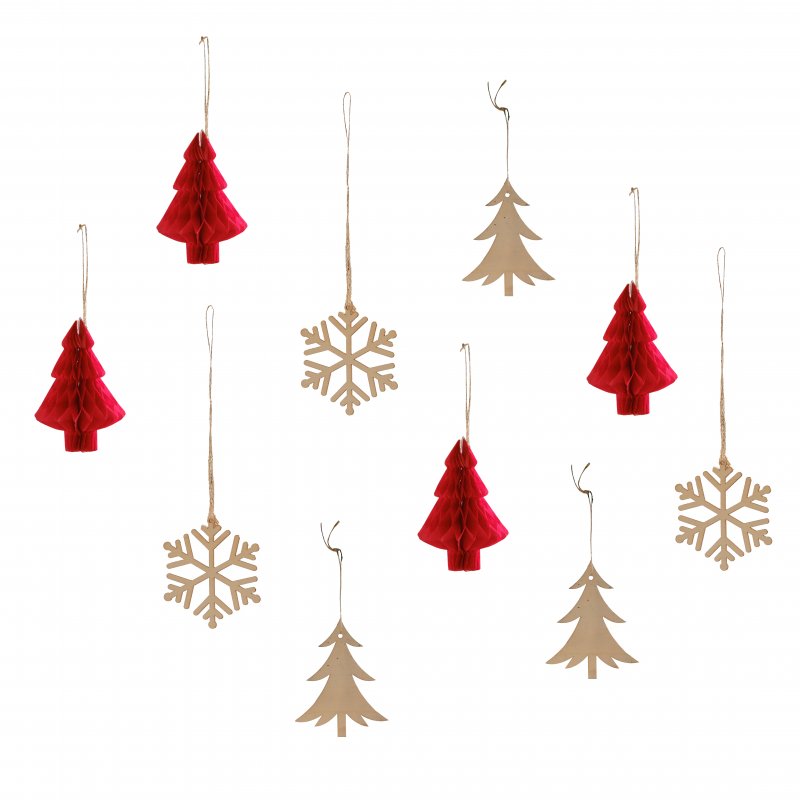 Mini Decorações de Natal para Pendurar Mini Decorações de Natal para Pendurar