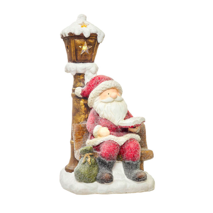 Figura de Natal - Pai Natal Sentado