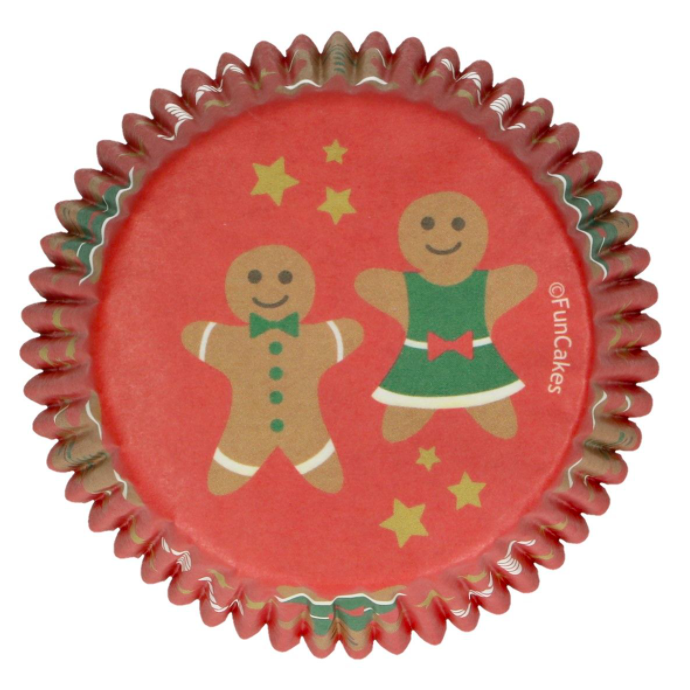 48 Forminhas para Cupcake Gingerbread