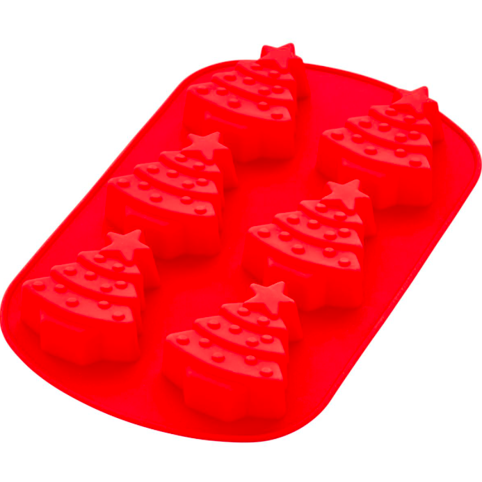 Molde de Silicone Árvores de Natal