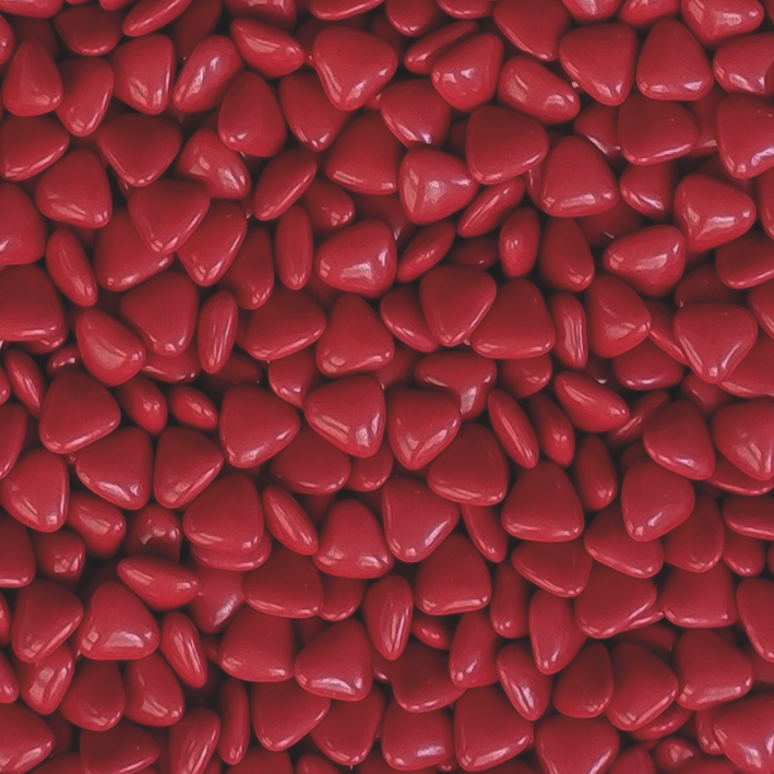Drageias Chocolate de Leite - Vermelho 100g