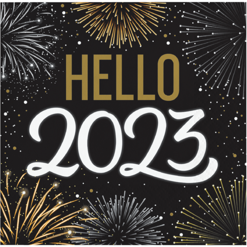 Guardanapos Pequenos Hello 2023