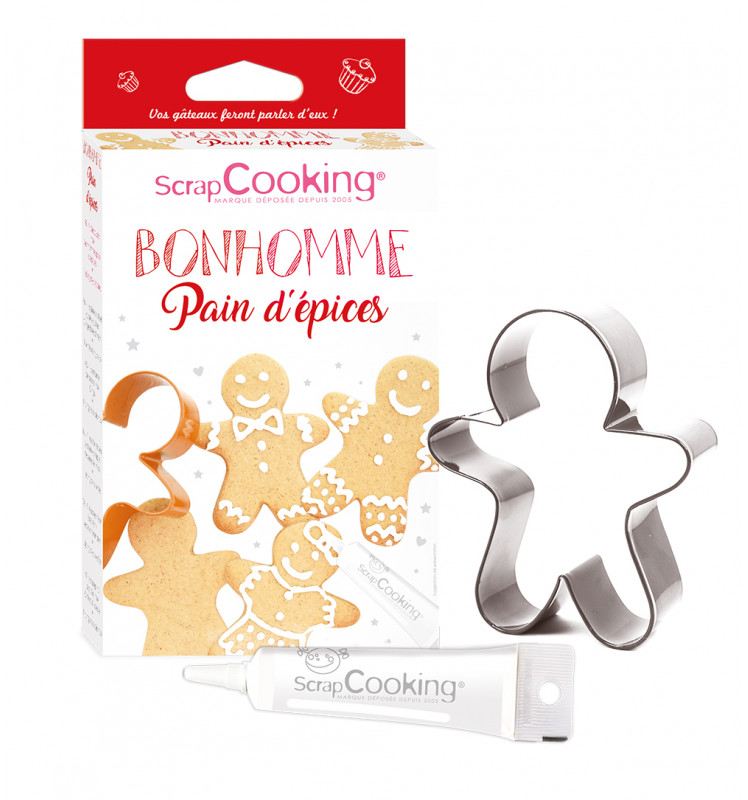 Kit Bolachas Boneco de Gengibre Kit Bolachas Boneco de Gengibre