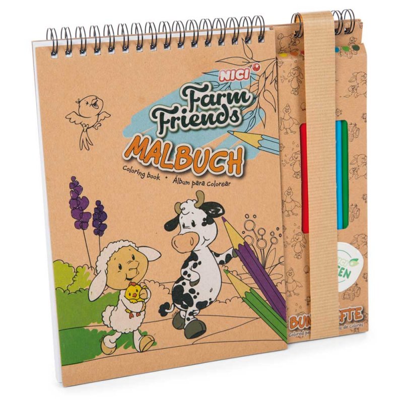 NICI Farm Friends - Livro de Colorir e Lápis