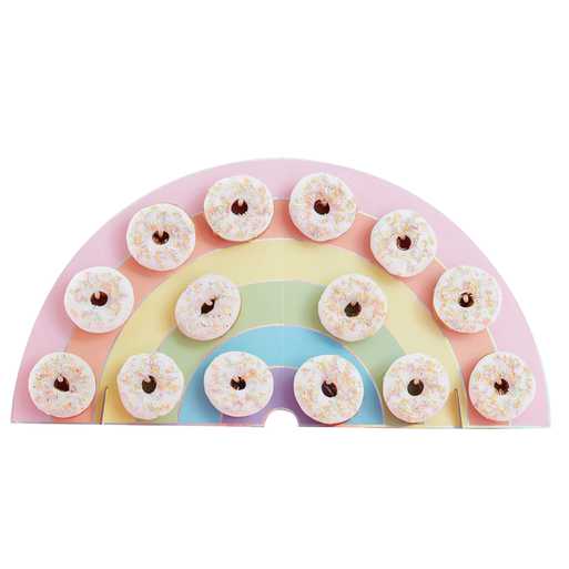 Suporte para Donuts Arco-Íris Suporte para Donuts Arco-Íris