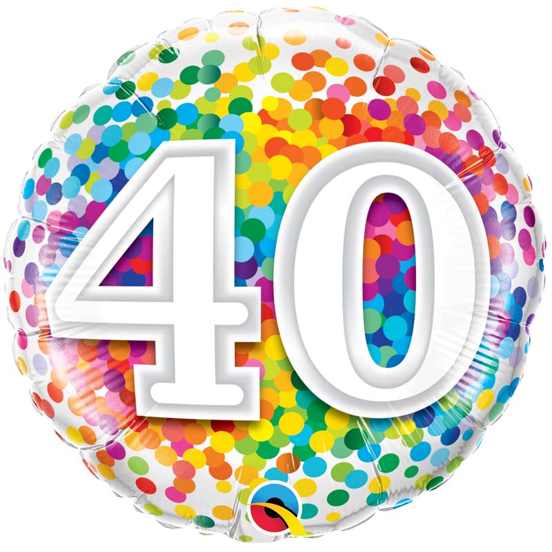 Balão Confetti 40