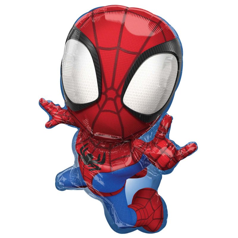 Balão Spidey - Personagens Foil e Bubbles - Party&Bite