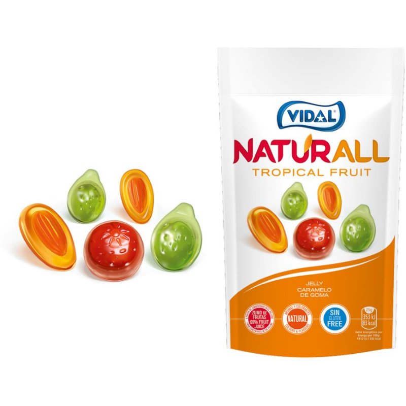 Vidal 165G Naturall Tropical Fruit
